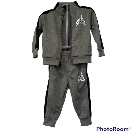 Nike Jordan Jumpman Tracksuit Gray 12M - Picture 1 of 4